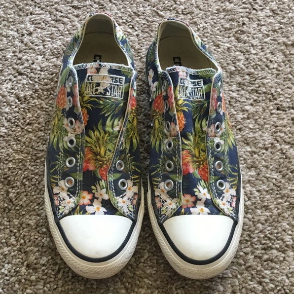 pineapple chuck taylors